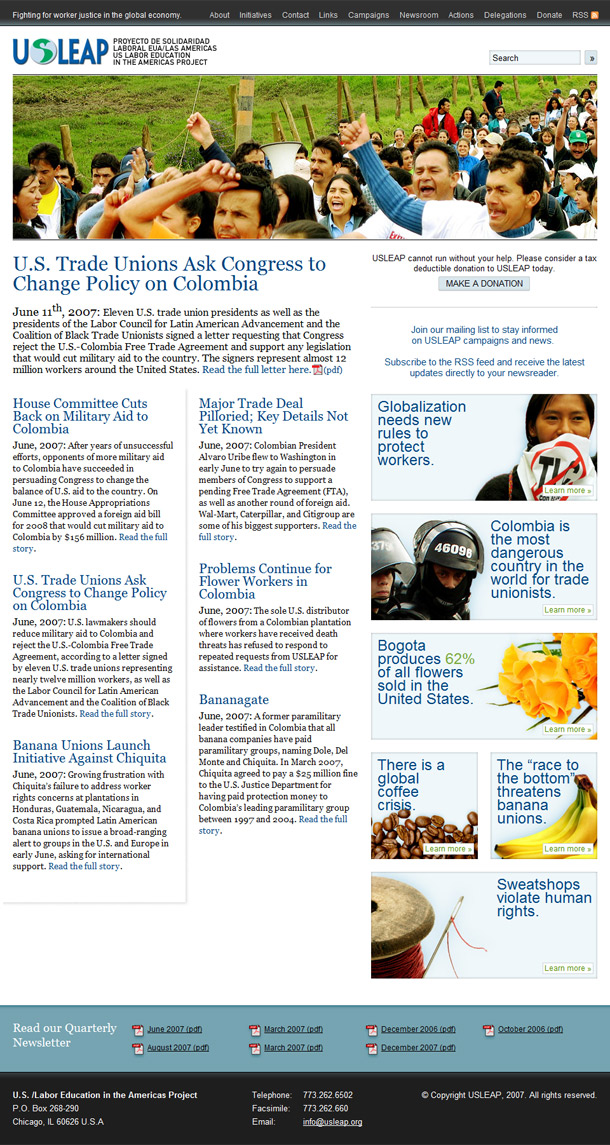 US Labor Education in the Americas Project